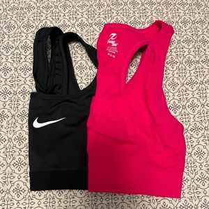 2 Medium sports bras